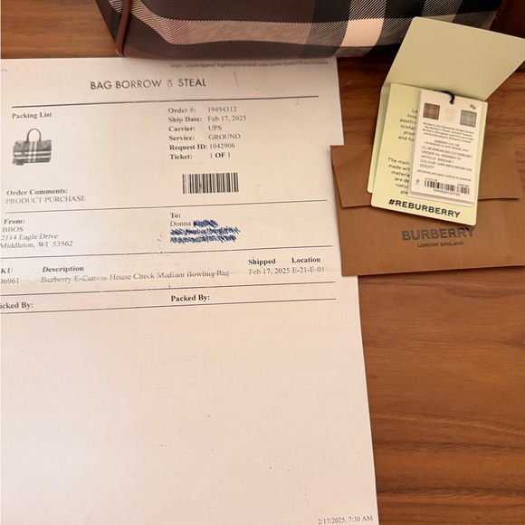 Burberry Bowling Bag - Medium
Authentic - Picture 12 of 16